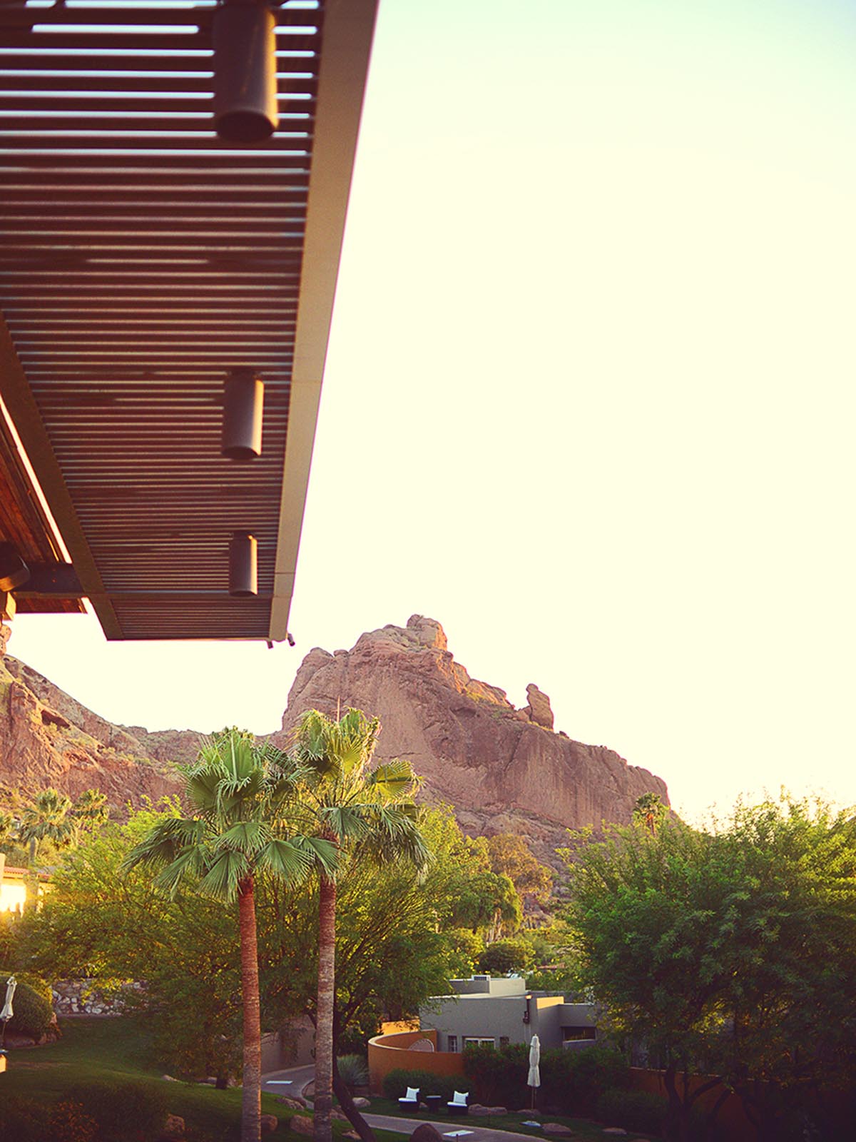 The view of camelback mountain.