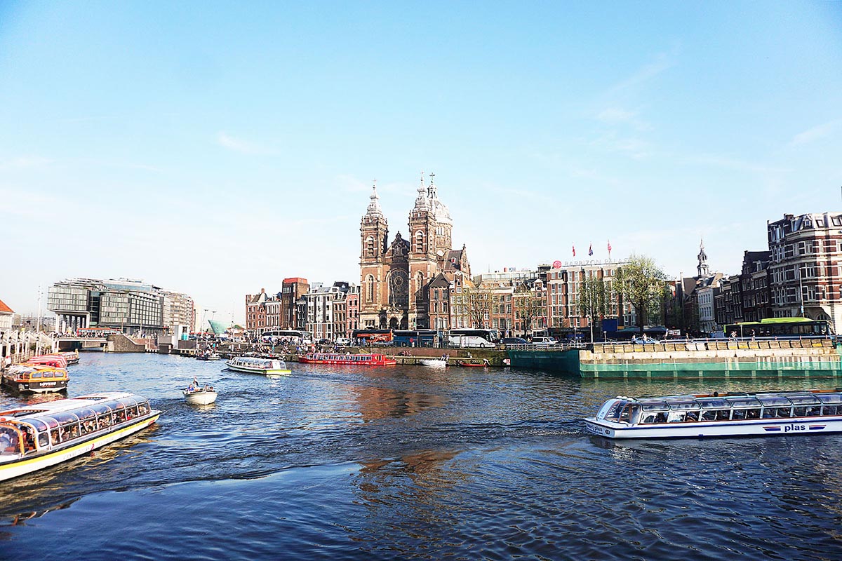 Amsterdam buildings & canals.