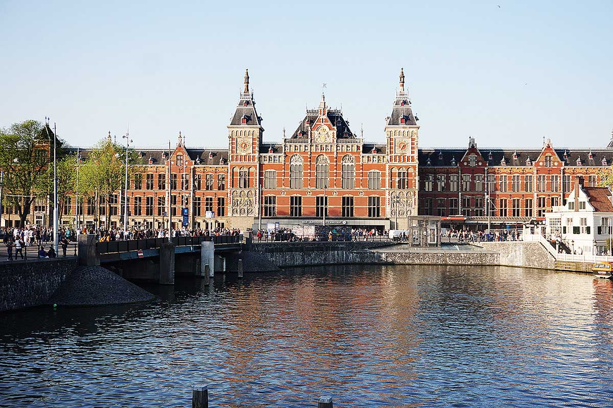 Amsterdam buildings.